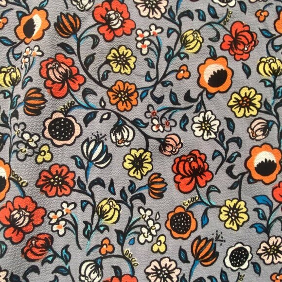 Hayden Los Angeles Womens Cold Shoulder Floral Mini Dress-Gray-Size Small-GUC - Picture 2 of 6